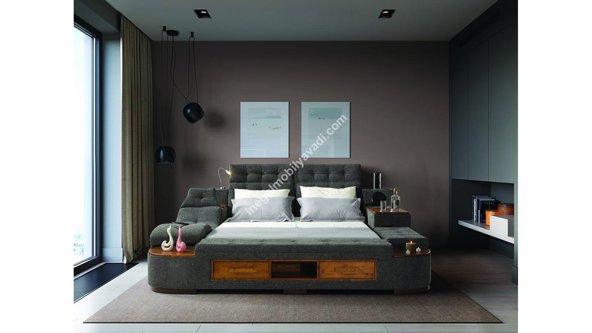 İnegöl Mobilya Luxlıfe Akıllı Karyola